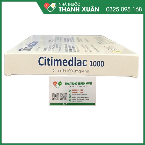 Citimedlac 1000 trị chứng rối loạn trí nhớ